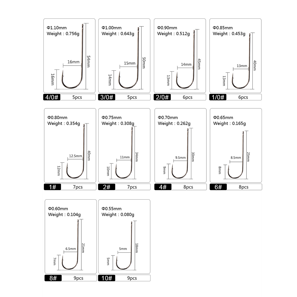FTK 5-9PCS Hameçon de pêche AB - Fishing Hook Offset avis et prix