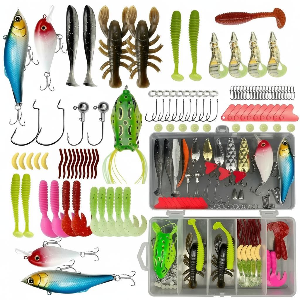 133 pièces de leurres de pêche - Fishing Hook Box avis et prix