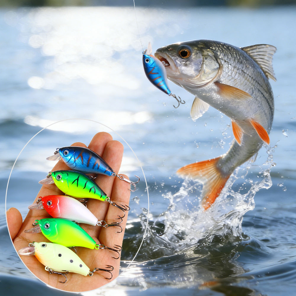 1Pc 6cm 6.9g leurre de pêche m - Fishing Hook Treble avis et prix