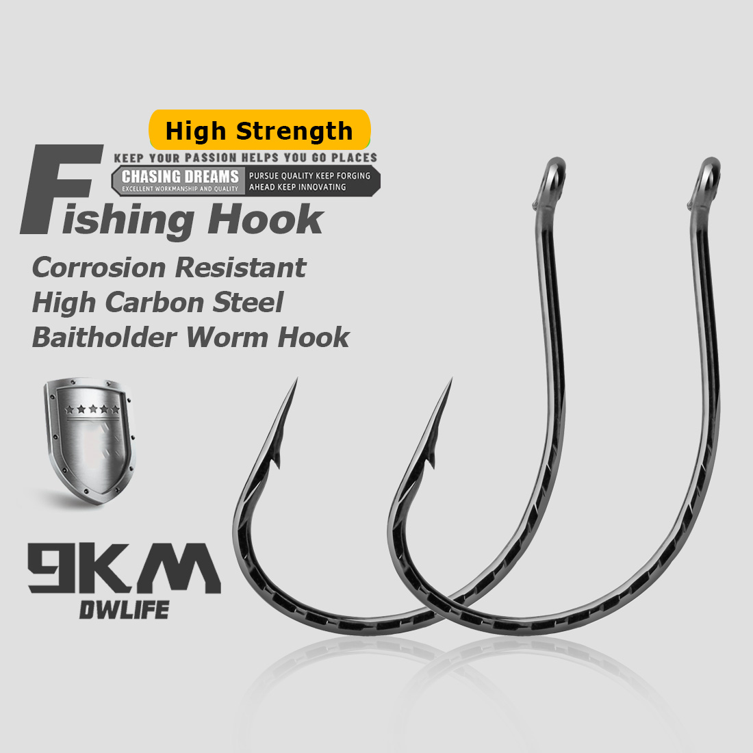Hameçon de pêche au bar, 50 à  - Fishing Hook Offset avis et prix
