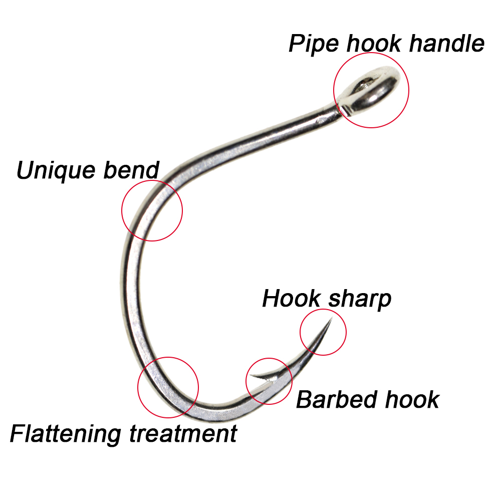 ICERIO 10 pièces, hameçons de  - Fishing Hook Offset avis et prix