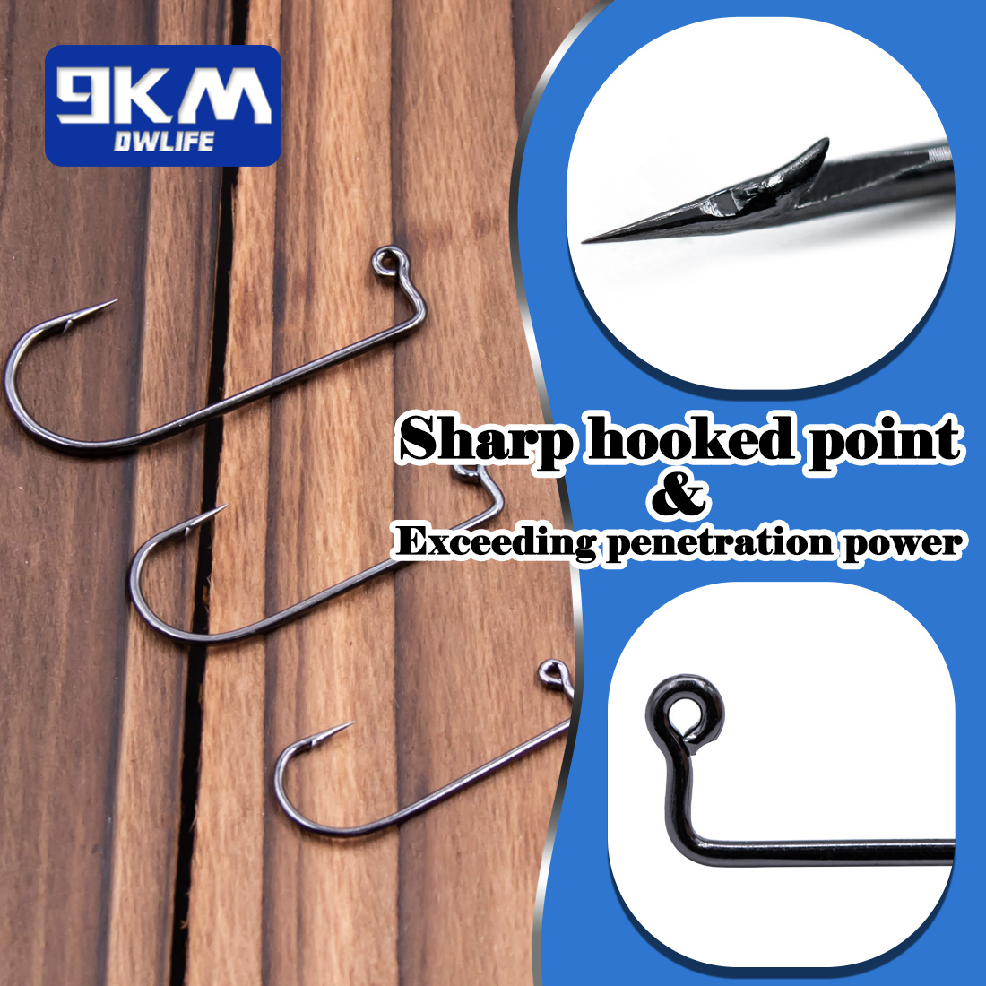 Hameçon de pêche à pointe long - Fishing Hook Offset avis et prix
