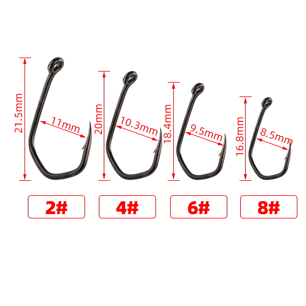 Hameçons de pêche à la carpe,  - Fishing Hook Offset avis et prix